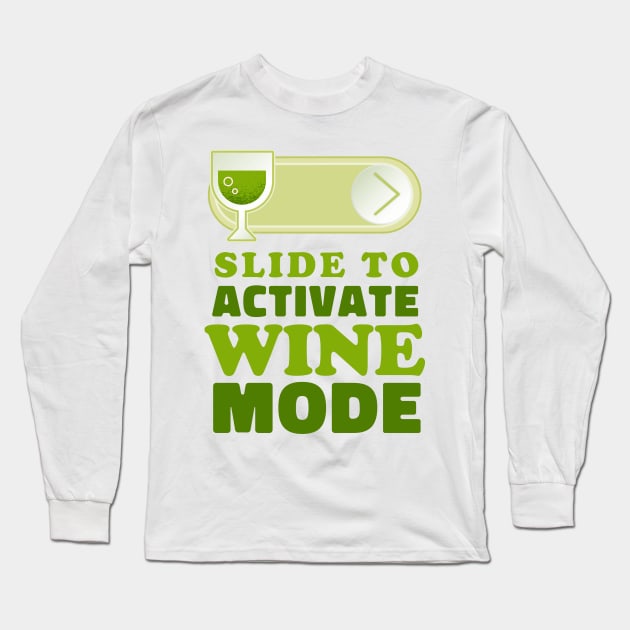 Slide to unlock Wine Long Sleeve T-Shirt by aaallsmiles